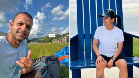 Instrutor e turista norte-americana morrem após queda de asa-delta no Rio