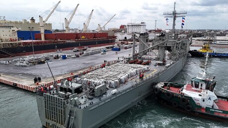 Novo carregamento com ajuda humanitária do México chega a Cuba