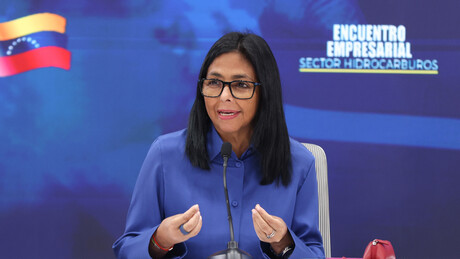 Presidente encarregada da Venezuela demanda fim do bloqueio econômico dos EUA