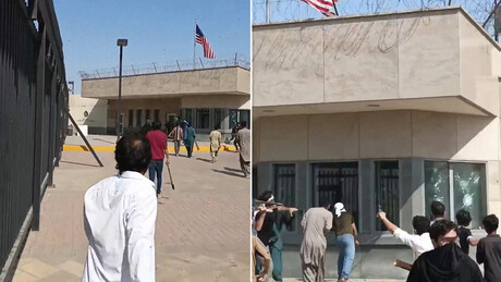 VÍDEOS: Manifestantes depredam consulado dos EUA no Paquistão