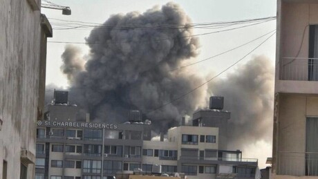 Israel bombardeia capital do Líbano