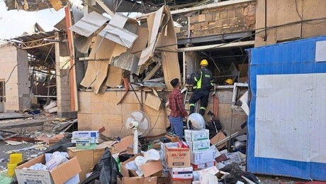 FOTOS: Base de emergências em Teerã fica gravemente danificada após ataques de EUA e Israel