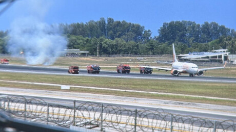 VÍDEO, FOTOS: Avião fica sem trem de pouso em aterrizagem