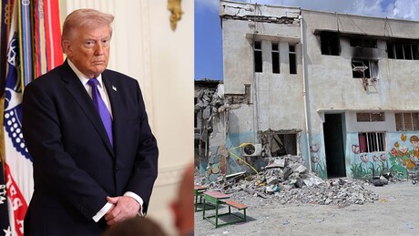 'Eu não sei nada disso': Trump é questionado sobre ataque que matou mais de 160 crianças no Irã