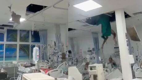 VÍDEO: Homem-Aranha da vida real — paciente despenca de teto em hospital do Rio de Janeiro