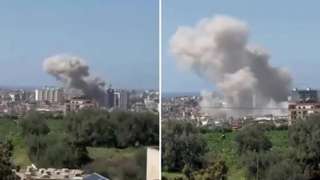 VÍDEO: Israel lança poderoso ataque contra a capital do Líbano