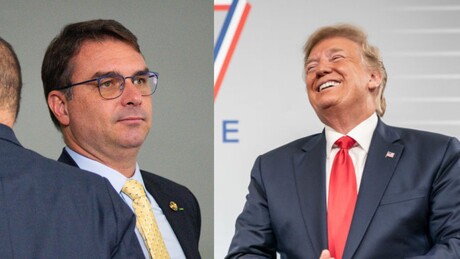 Presidente do PL diz que Flávio vai 'arrancar até o couro' de Trump se eleito presidente