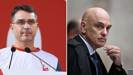Flávio Bolsonaro se reúne com Moraes e reforça pedido de prisão domiciliar para seu pai