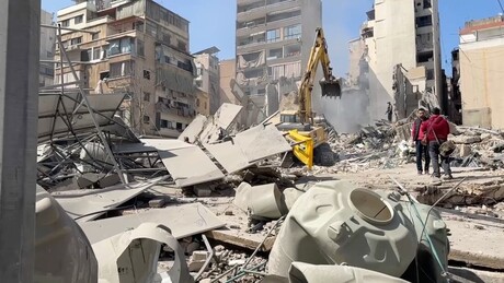 VÍDEO: Ataque israelense destrói prédio em Beirute