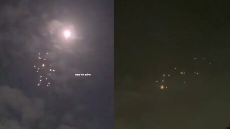 VÍDEO: Onda de mísseis iranianos avança em direção a Israel