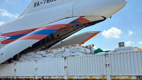 Rússia envia carga de ajuda humanitária a Moçambique