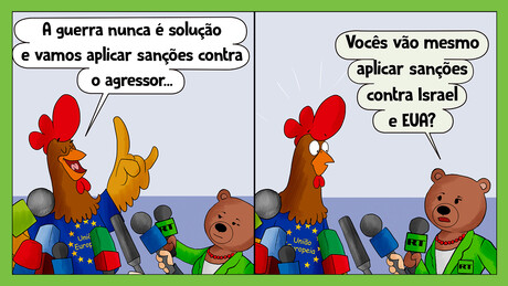 Os dois pesos e duas medidas da União Europeia estão tão descarados que nem precisa apontar