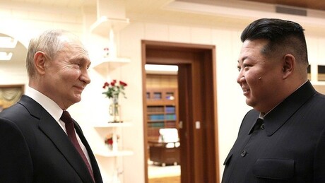 Putin parabeniza Kim Jong-un por sua reeleição