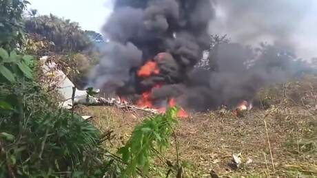 Colômbia descarta 'indícios de ataque' em acidente aéreo com militares