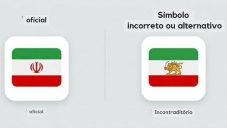 Embaixada do Irã no Brasil emite nota criticando mudança da sua bandeira oficial na plataforma X