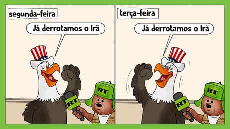 Trump anuncia que os EUA derrotaram o Irã