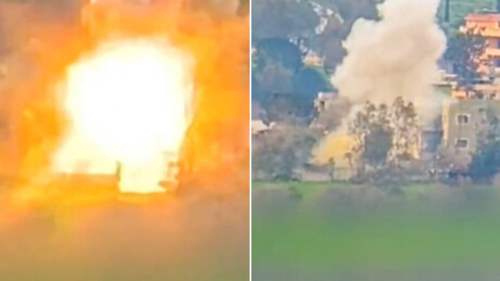 VÍDEO: Hezbollah atinge tanque israelense