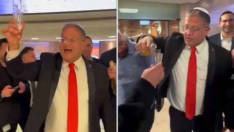 VÍDEO: Parlamentares israelenses comemoram com champanhe lei que permite execução de palestinos