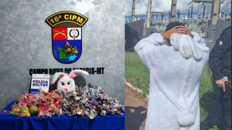 'Coelhinho da Páscoa do Comando Vermelho': facção distribui chocolate para atrair crianças