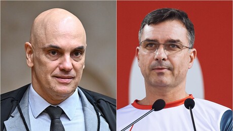 Alexandre de Moraes manda investigar Flávio Bolsonaro por publicação sobre Lula e Maduro