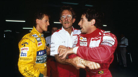 'Vá se f*der': Jornalista revela briga entre Ayrton Senna e Michael Schumacher no box