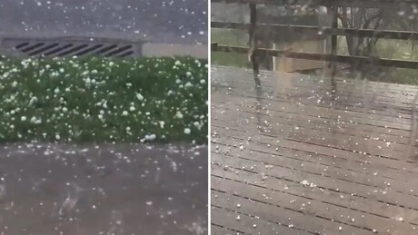VÍDEOS: Forte chuva de granizo do tamanho de bolas de golfe atinge os EUA