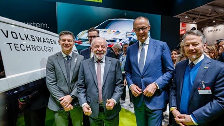 Lula inaugura pavilhão do Brasil na maior feira industrial do mundo