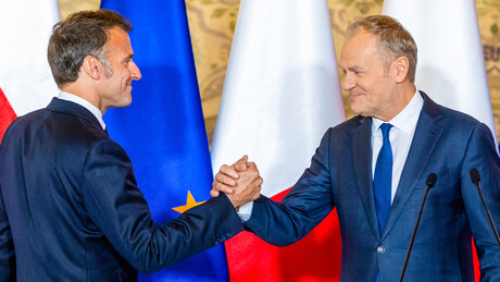 Caças franceses com bombas atômicas na Polônia? Macron e Tusk discutem acordo nuclear