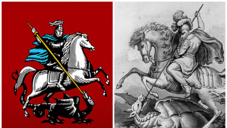 São Jorge conecta tradição brasileira ao símbolo oficial da capital russa