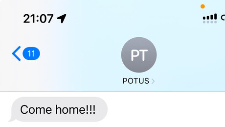 Trump envia SMS a jornalista e pede saída de Islamabad