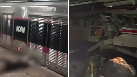 VÍDEO: Colisão de dois trens de passageiros na Indonésia provoca caos