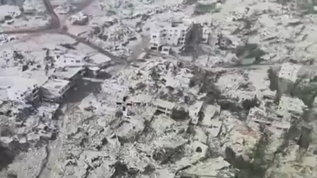 VÍDEO: Cidade libanesa é reduzida a escombros após ofensiva israelense