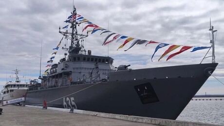 FOTO: Rússia integra navio de defesa antiminas à Marinha