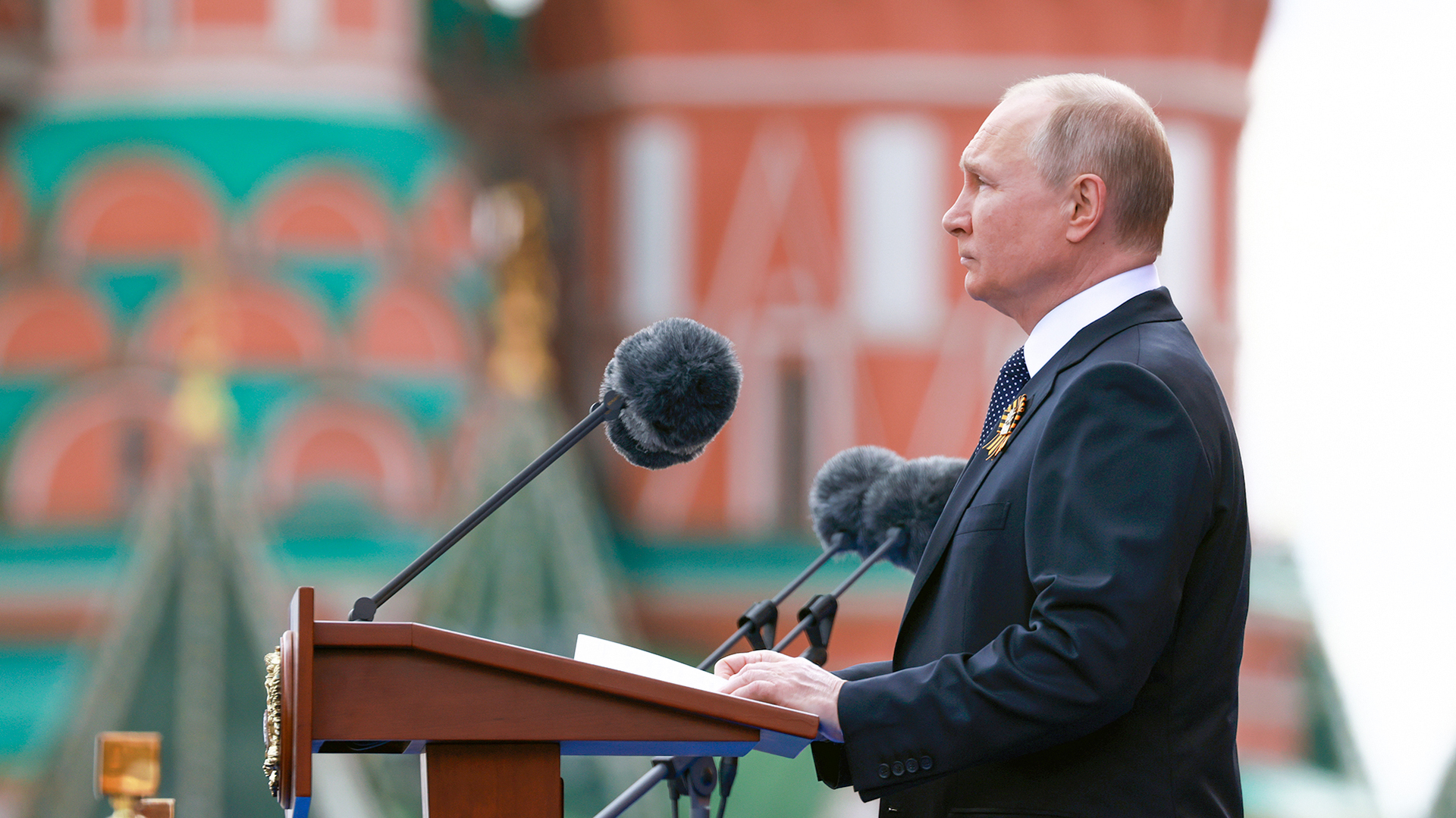 Putin faz discurso em celebração do Dia da Vitória contra o nazismo