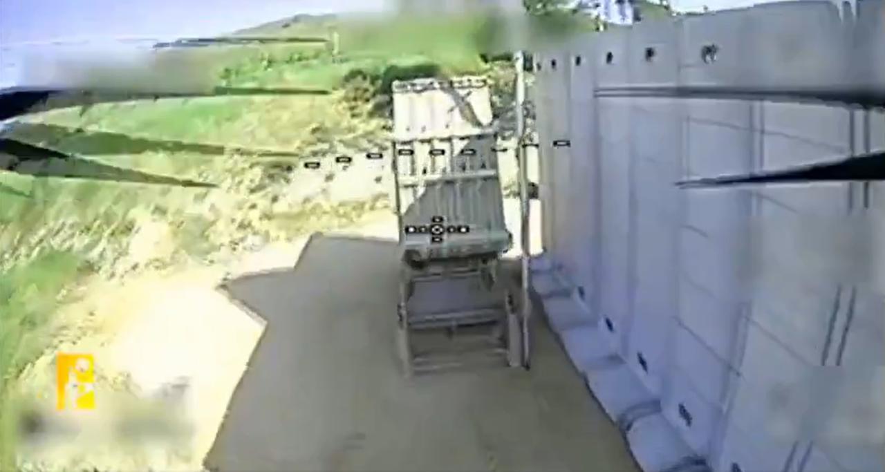 VÍDEO: Drone do Hezbollah atinge plataforma do Iron Dome israelense
