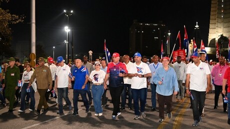 VÍDEO E FOTOS: Cuba marcha contra o bloqueio e ameaças imperialistas