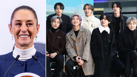 Sheinbaum 'k-poper'? Anúncio enlouquece fãs de BTS no México
