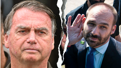 Jair está furioso e teria tido um 'surto' com Eduardo Bolsonaro — imprensa