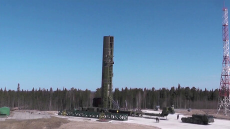 Rússia colocará míssil balístico intercontinental pesado Sarmat em serviço antes do final do ano