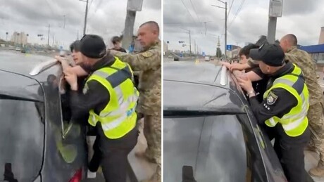 VÍDEO: Jovem ucraniano é recrutado à força em plena luz do dia