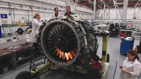Rússia conclui com sucesso testes de motor para avião 100% nacional