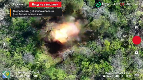 VÍDEO: Drones russos reduzem a cinzas abrigos das tropas ucranianas
