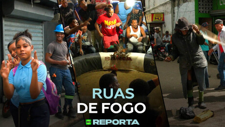 Ruas de fogo - RT Reporta