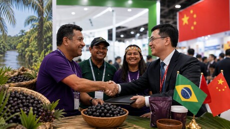 Cooperativa da Amazônia fecha contrato com gigante chinesa