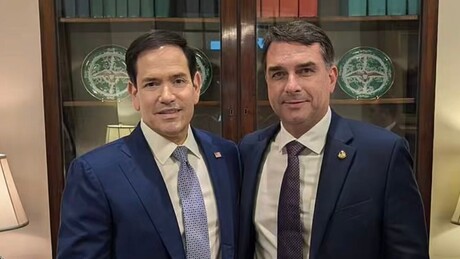 Após reunião com Rubio, Flávio diz ter se encontrado J.D Vance