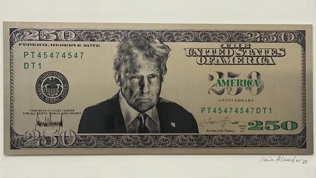 Fazer o dólar grande novamente? Casa Branca quer criar nota com rosto de Trump