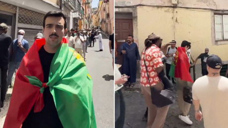 VÍDEOS: 'Regressem a seu país' — ultranacionalista é rechaçado e acusa imigrantes de 'agressão' em Lisboa