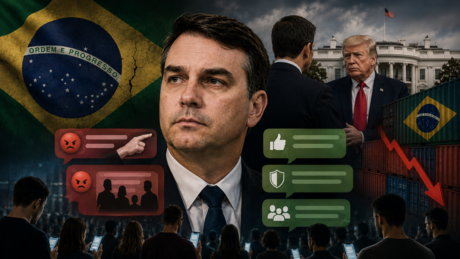 Levantamento mostra impacto que ameaças de Trump ao Pix podem ter contra Flávio Bolsonaro
