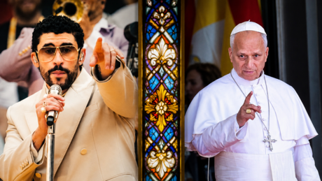 Papa Leão XIV se reúne com Bad Bunny em audiência privada no estádio do Real Madrid