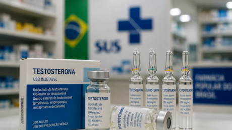 Testosterona será distribuída gratuitamente pelo SUS